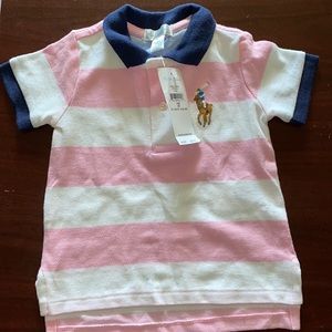 Baby boys Polo shirt with big pony display